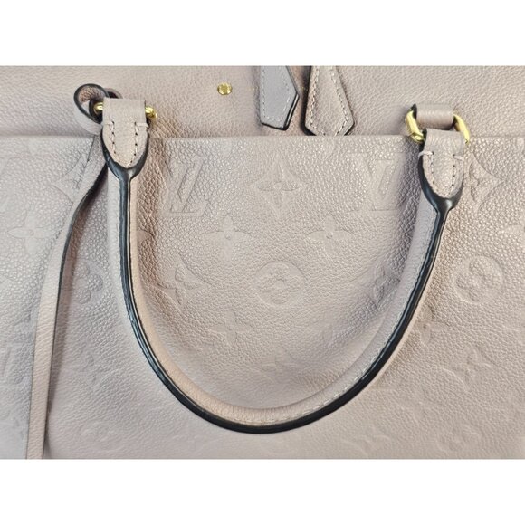 LOUIS VUITTON Speedy 30 NM Empreinte Leather Lilac Bag LV Monogram Shoulder - Picture 14 of 16